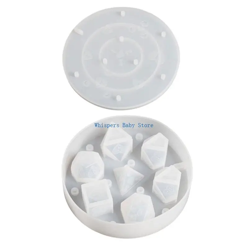 

U90E коробка для хранения кубиков, простая в очистке силиконовая форма-контейнер, принадлежности для ювелирных изделий