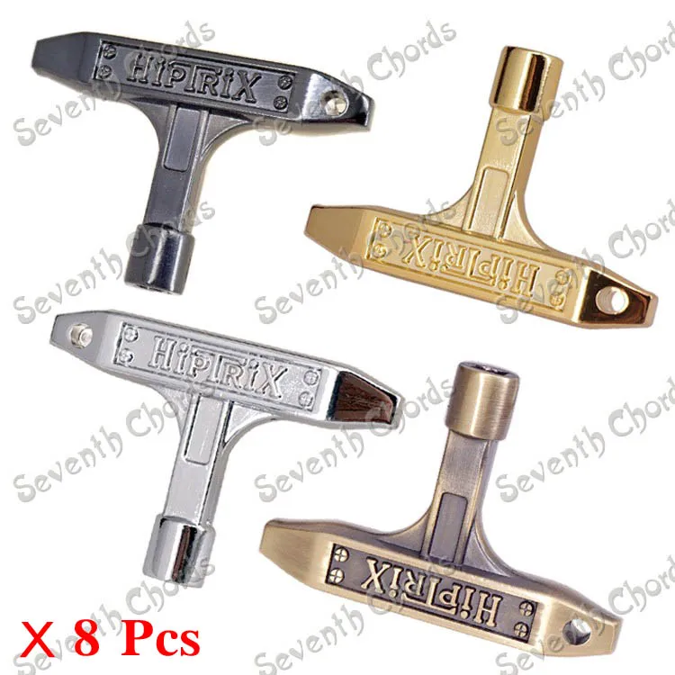 

8 Pcs 4 Colors Drum Skin Tuning Key Jazz Drum set Tool Key Wrench / without Carabiner.