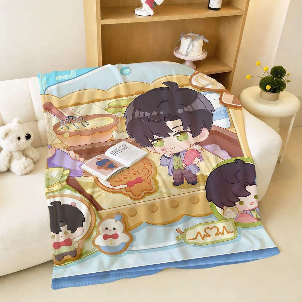 Xavier Home Decor - ผ้าห่มนุ่มอุ่น Chibi Sylus Caleb Xavier Love