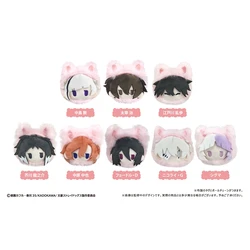 8 Pcs Set Palm Zoo Stuffed Ball Doll Anime Bungou Stray Dogs Dazai Akutagawa Nakajima Sigma Cute Cotton Plush Gift Toys For Kids