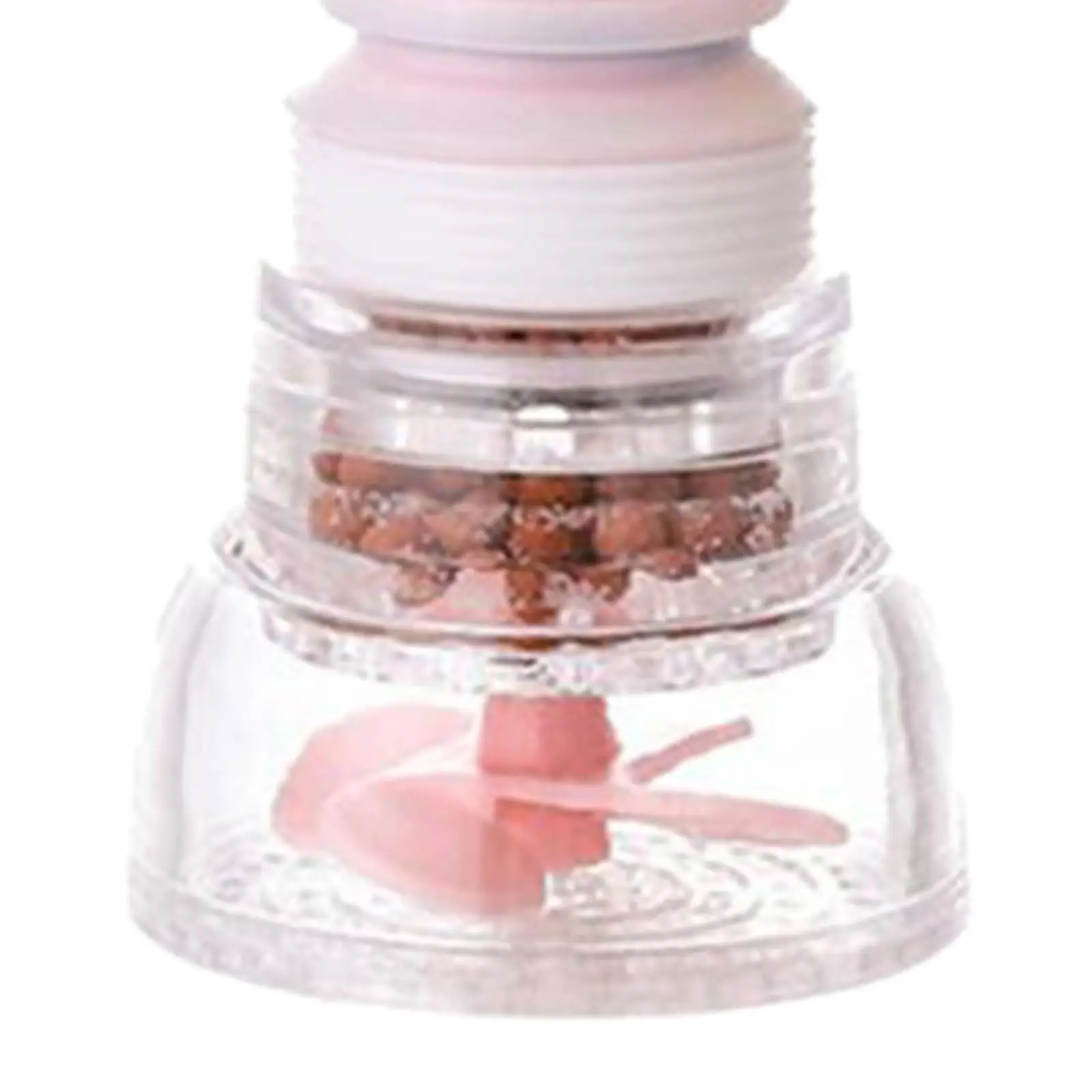 2x360 Deg Adjustable Faucet Extender Aerator Sprayer Nozzle Water Filter Pink