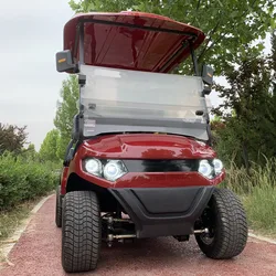 Brand New Design Electric Car Easy Handle Golf Trolleys Electric Cool LED Lights Golf Cart Electric With Folding Windshield