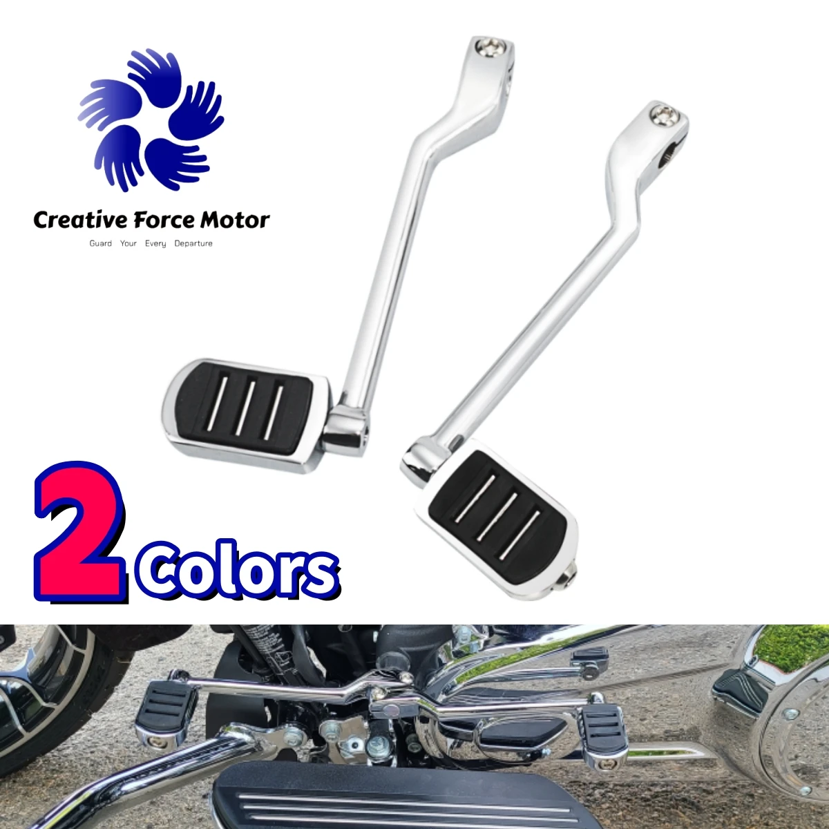 Parker Shift Pegs Heel Accessoires de moto pour Harley Davidson, Tous les modèles FL, Leviers avant et arrière, Shifter Pegs 88-24 Touring