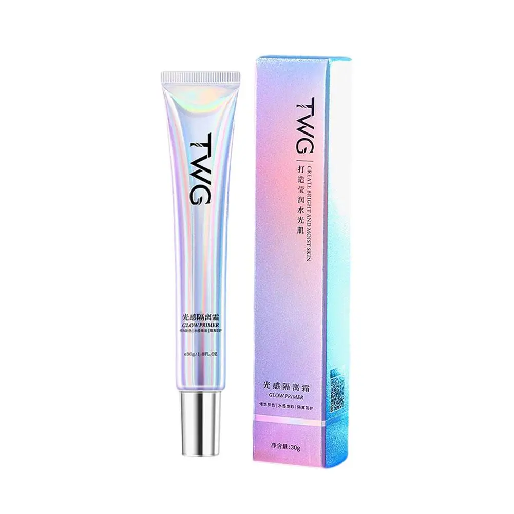 Crème hydratante pour le visage W4U8, apprêt, maquillage, isolation, pores invisibles de la peau, étiquettes cosmétiques, correcteur, éclaircissant, teint