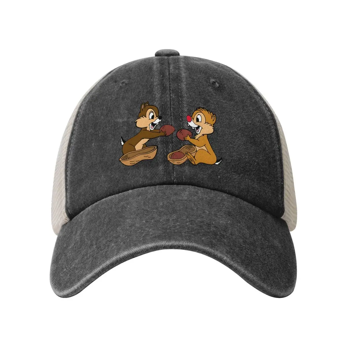 Pure Color Dad Hats Chip N Dale Peanut Women's Hat Sun Visor Baseball Caps Disney Chip 'n' Dale Peaked Cap