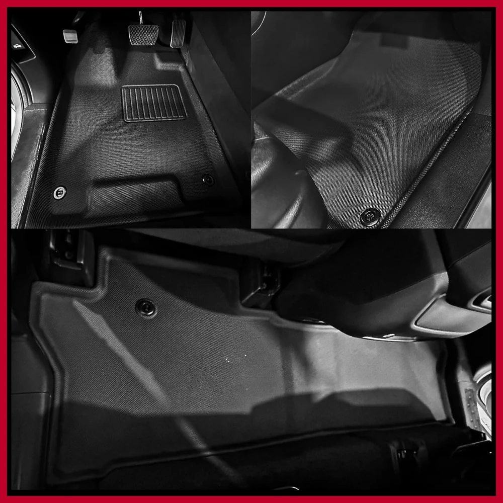 Fußmatten für Honda Passport 2016-2024 Allwetter-Fußmatten Kofferraummatte 3D Wasserdichte Auto-Innenraumteppiche – Detail 2