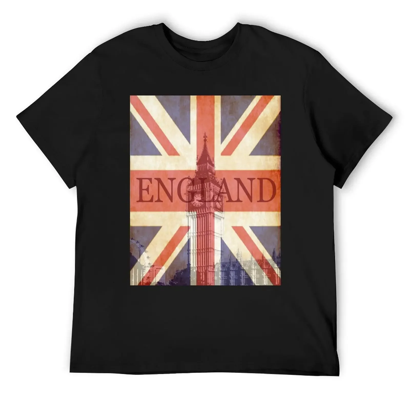 

england T-Shirt anime Clothing tees slim fit t shirts for men