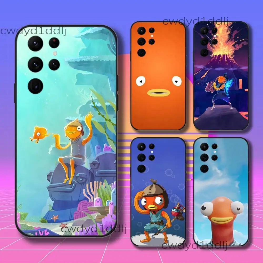 F-Fishstick-es Game Phone Case For Samsung S10,S21,FE,S21 ,S26,S25,S24,S23,Ultra,S9,S22,Plus Black Shockproof TPU