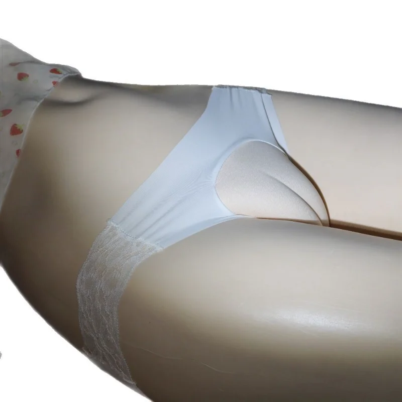 

Man Camel Toe Underwear Ice Silk Crossdressing Hiding Gaff Panties Sexy Lace See Through Lingerie Gays Sissy Underpants