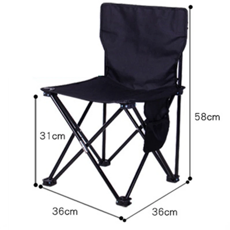 Outdoor Tourist Ultralight Superhard Folding Camping Chair Portable Bench Stool Fishing Chair Hiking Picnic Seat Moon Chair