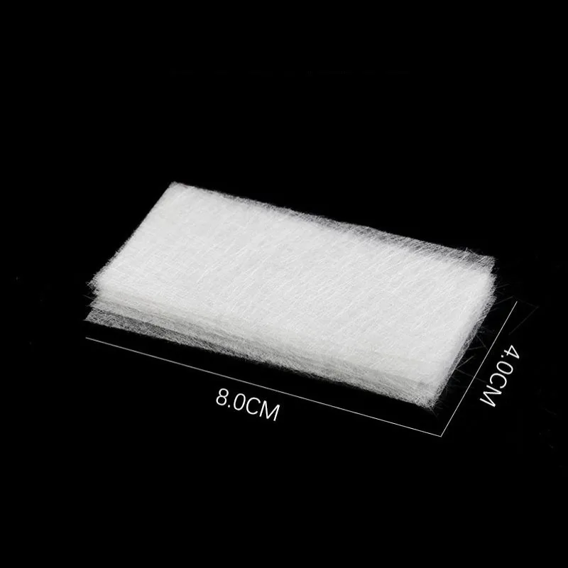 1 bag 50 tips Silk Nail Extension Wrap Fiberglass Wrap Nail Art Extension Protector