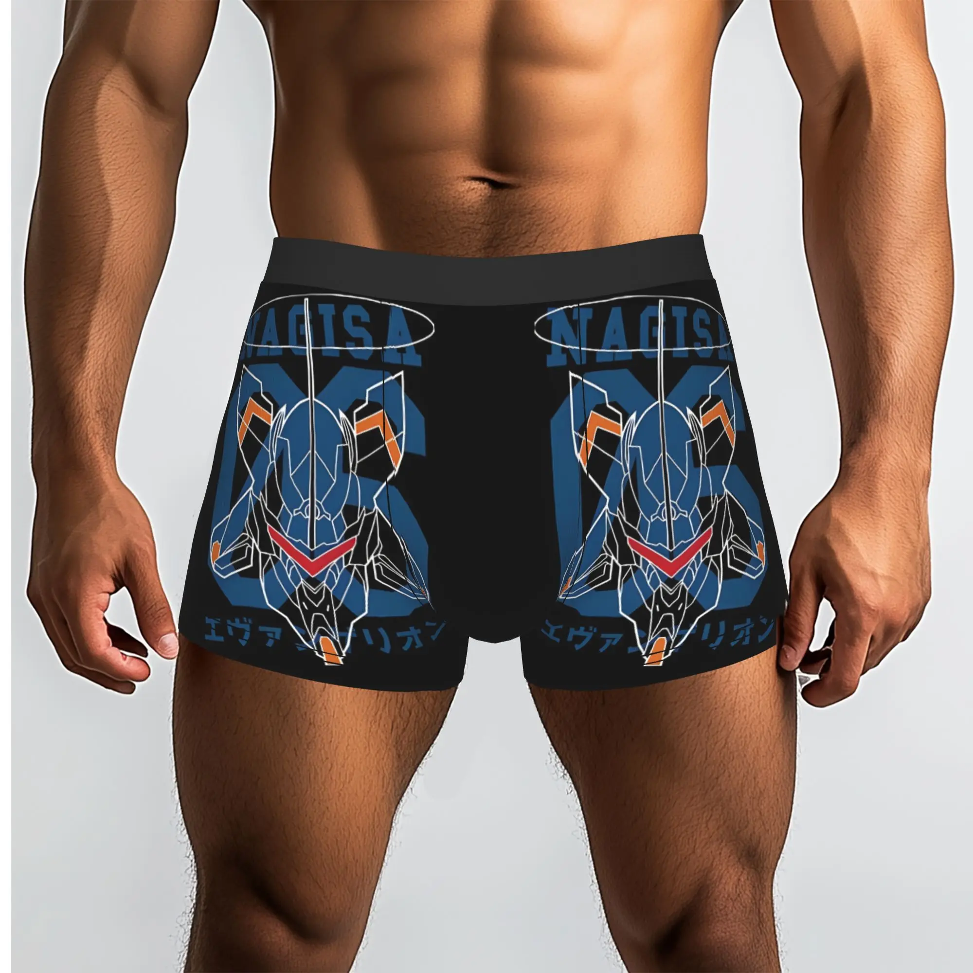 EVA 06 Bandai EVA Underpants Breathbale Panties Man Underwear Comfortable Shorts Boxer Briefs