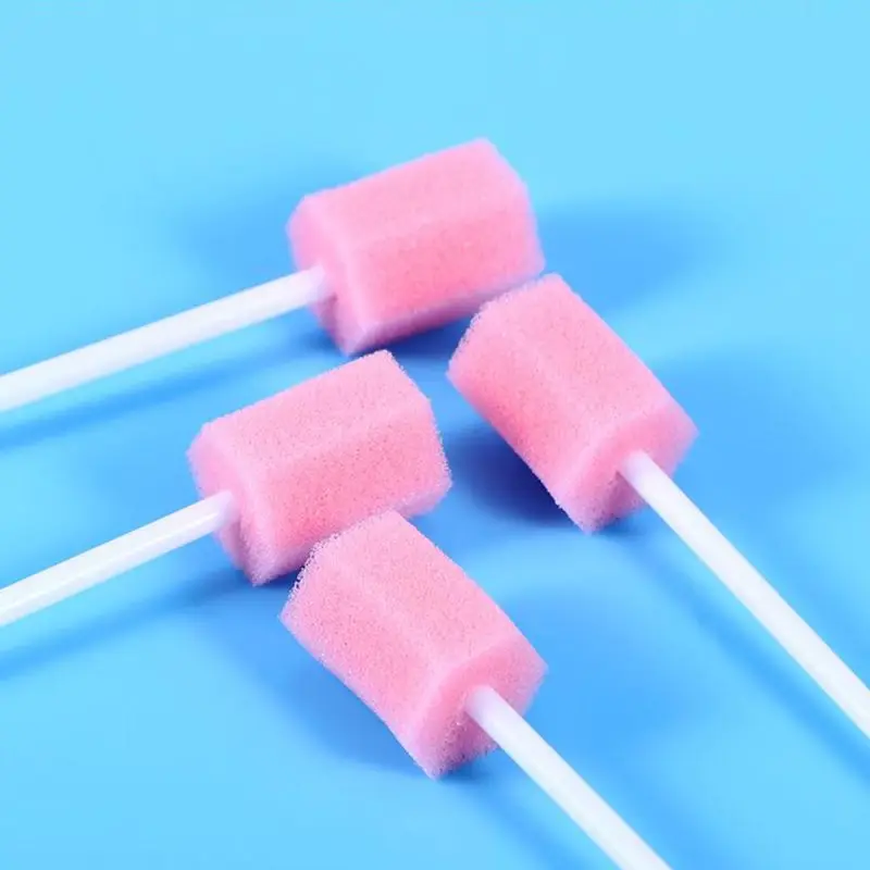 10 sztuk/zestaw jednorazowe waciki do pielฤgnacji jamy ustnej bez smaku sterylne waciki dentystyczne do czyszczenia jamy ustnej