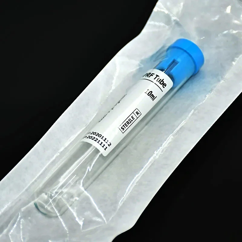 Sterile Vacutainer Biochemical Serum Blood Collection Tubes 10 ml Dental Blood Sample Collection Container 5/PK