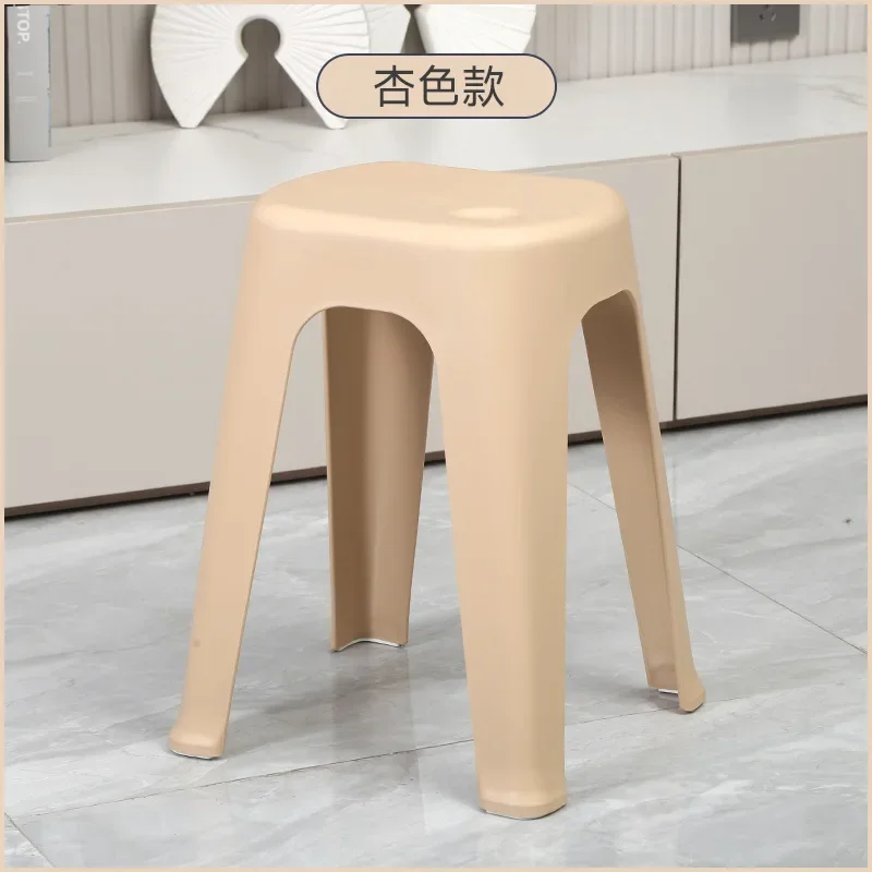 stool household thickened plastic simple multi-functional extra thick rubber stool stackable dining table windmill sto