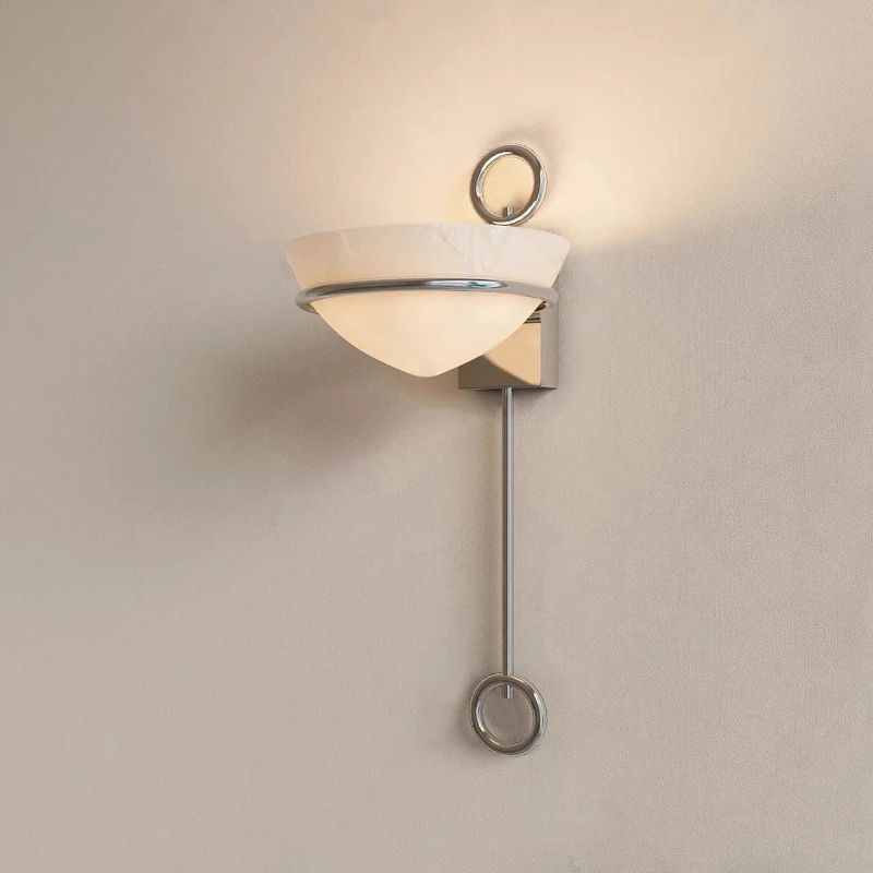 

Marble wall lamp Oriental aesthetic corridor Bedroom hall