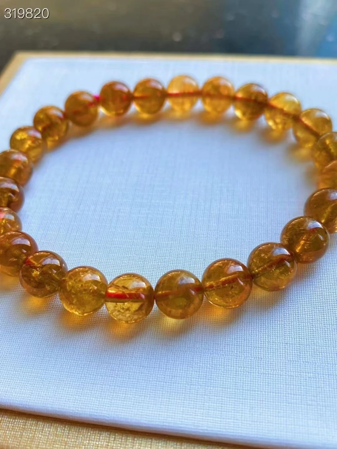 

Natural Yellow Tourmaline Clear Round Beads Bracelet Tourmaline 7.5mm Rare Women Men Jewelry AAAAAAA