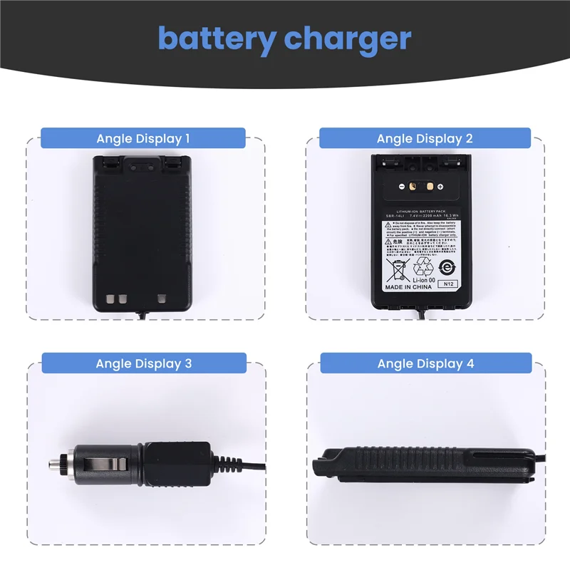 

SBR-14LI Car Charger Battery Eliminator DC12V For VX-8R VX-8DR VX-8GR FT-1DR FT1XD FT-2DR Radio FNB-102LI FNB-101Li