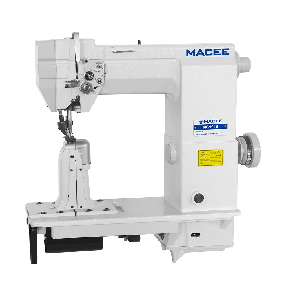 MC 9910 Single Needle Post Bed Lockstitch Sewing Machine For Leather Material
