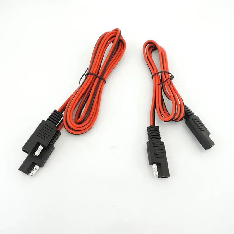 18awg 10A SAE to SAE Power Automotive Extension Cable 12V-24V SAE Connector Cable Quick Disconnect 1M 2M Connector For Car a