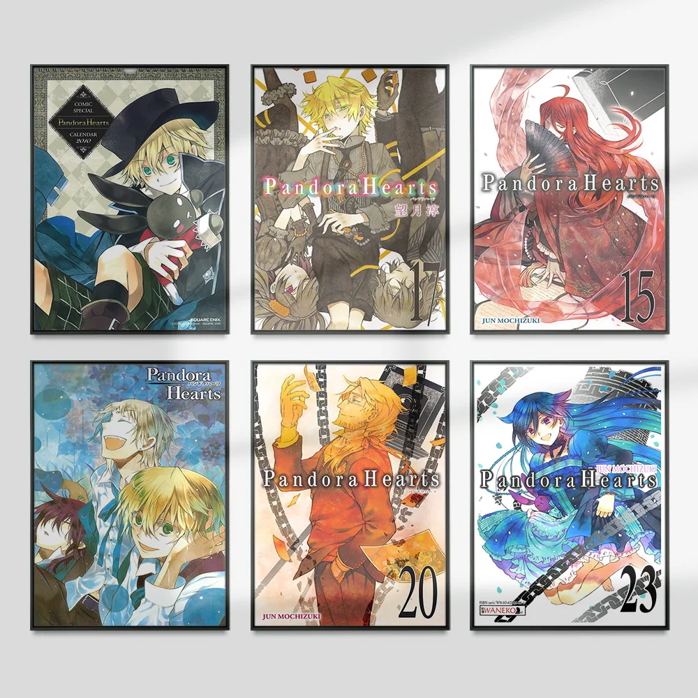 Pandora Hearts Anime Poster Hot Cartoon Wall Art Print Picture Canvas Painting Modern Kids Bedroom Decor