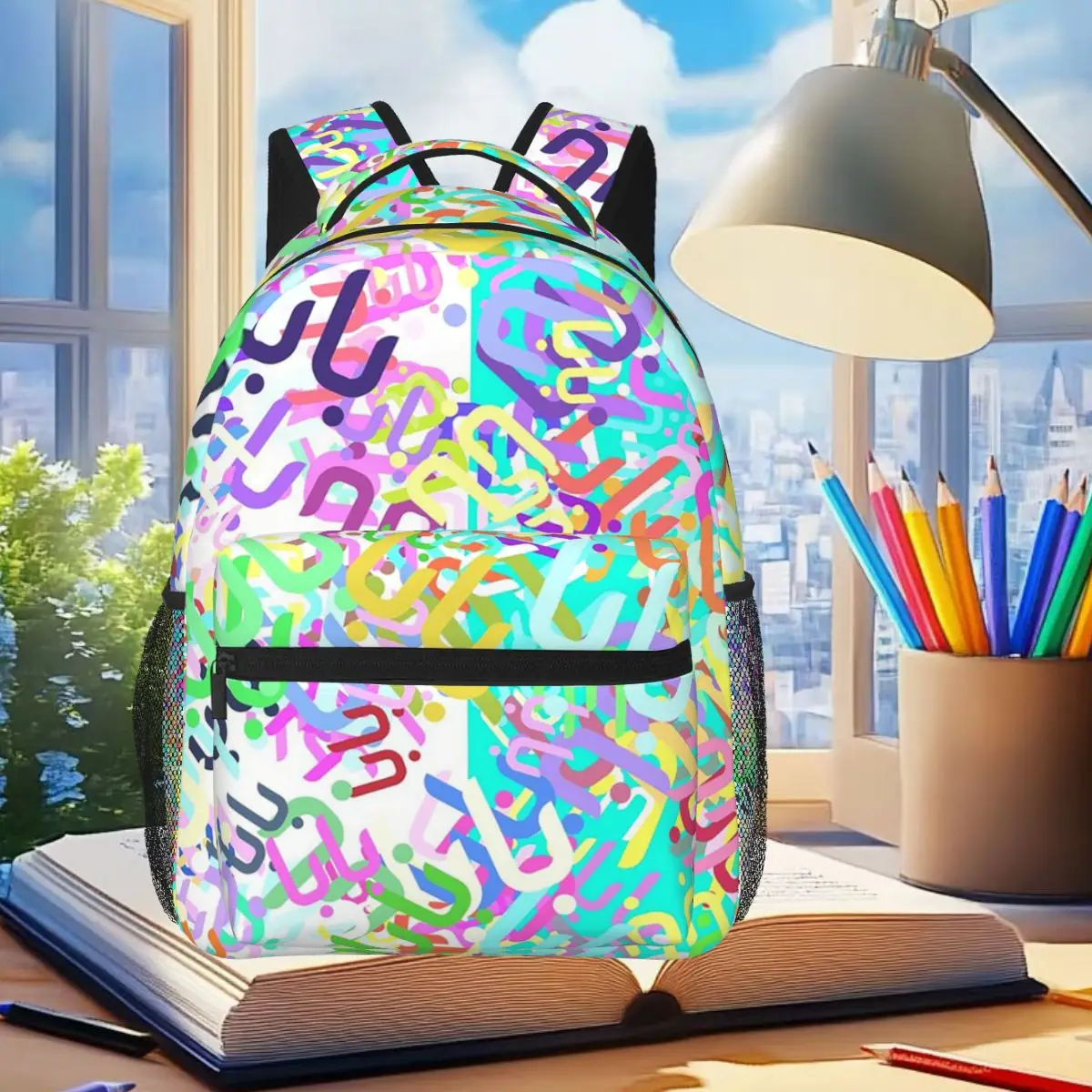 

Father's Day Gifts Student Backpack School Bag Hiking Travel Daypack for Boys Girls Fashion Bookbag Shoulder Bags