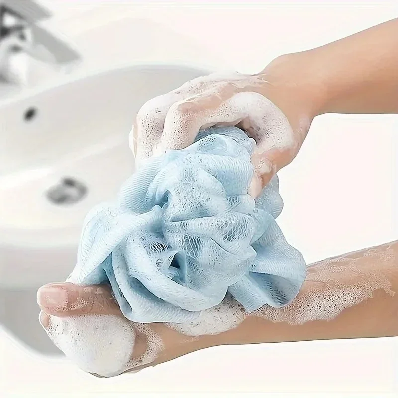 Conjunto de banho esfoliante de 3 unidades - Lucha suave e luva macia para esfoliação corporal, itens essenciais para spa |   Vegano ecológico