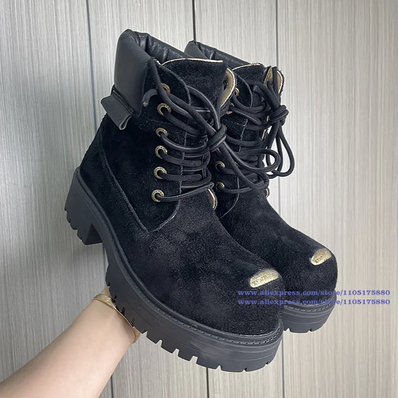 جلد الغزال الأسود الرجال الأحذية الرجعية اللون كتلة مكتنزة وحيد أحذية العمل كول جولة تو الذكور الجوارب مصمم أحذية رجالي بوتاس موهير #1