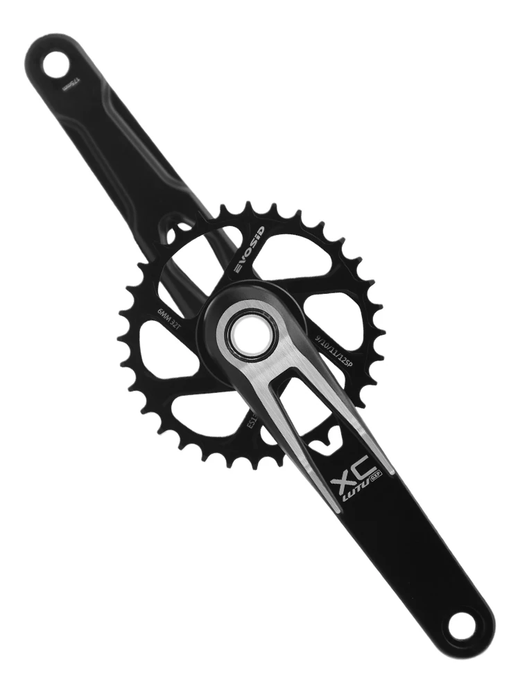 AliExpress NONE EVOSID XC MTB Bicycle Crankset 175mm with Bottom Bracket 32T 34T 36T 38T Forged Cranks 24mm Aluminum Alloy Bike Cranks