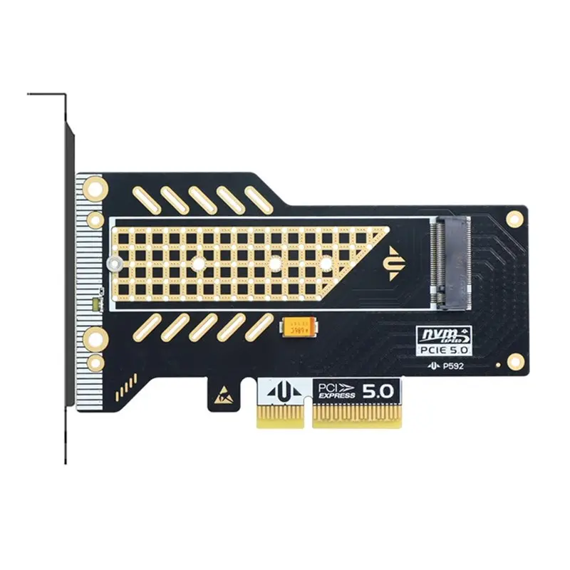 

New Arrivals-Pcie 5.0 X4 To Nvme Expansion Card 128Gbps Dual-Dir Bandwidth Backwards Compatible With Pcie 4.0/3.0 For Win7/8/10/