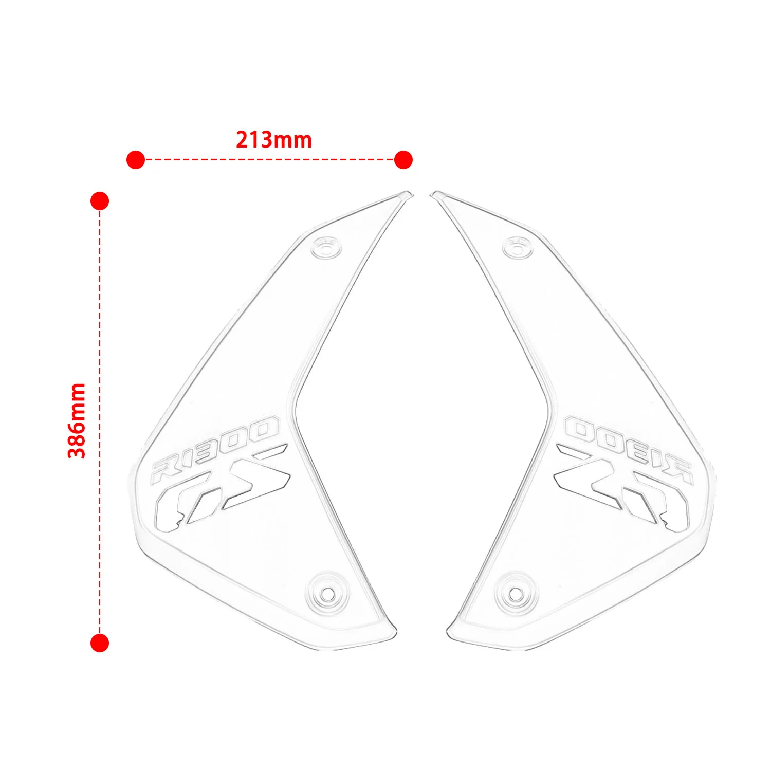 Tablero embellecedor de motocicleta R1300GS, cubiertas de marco de radiador, carenado modificado, accesorios de motocicleta para BMW R1300GS R 1300 GS 2024 2025