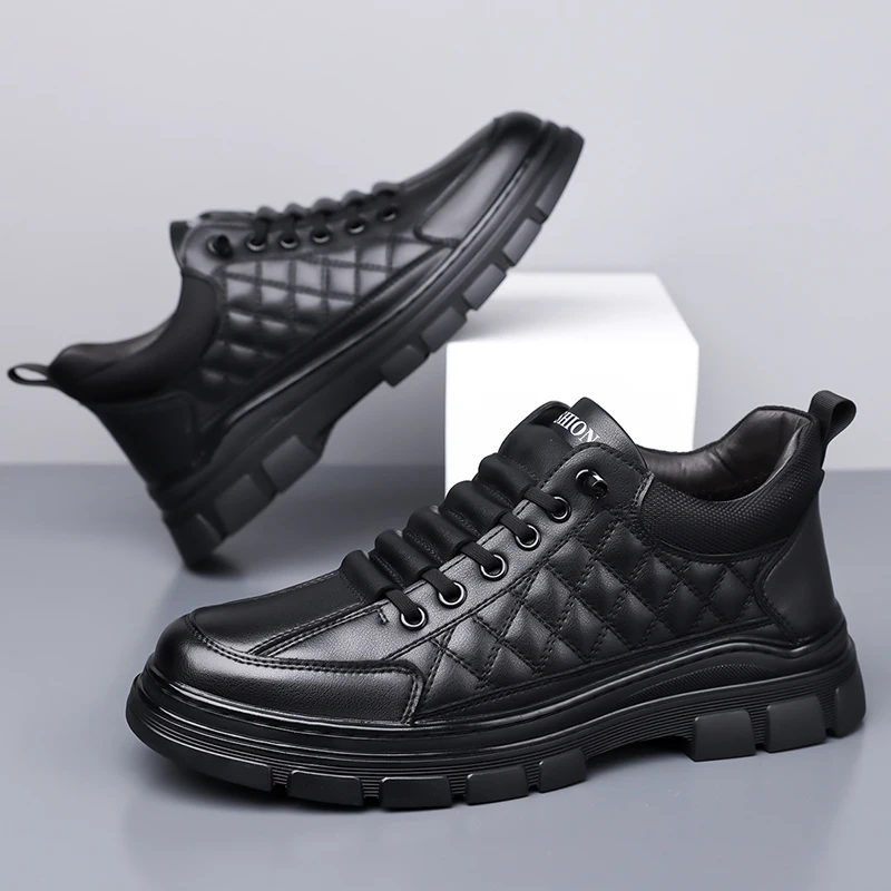 

2025Новая мужская повседневная обувь, роскошные брендовые повседневные одношаговые лоферы, мужская обувь с хлопковой обувью, мужская спортивная обувь