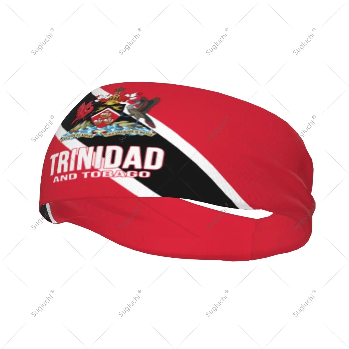 

Эластичные широкие повязки на голову с флагом Тринидада и Тобаго для мужчин и женщин, для йоги, фитнеса, тенниса, бега, занятий в спортзале