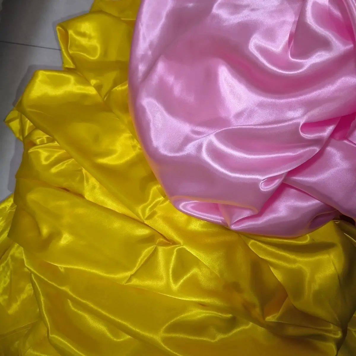 

Satin Fabric Cloth without Overlocking Silky By The Meter Diy Sewing Lining Soft Textile