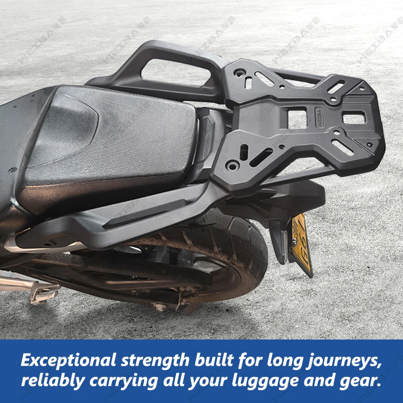 Durable Enlargement Rear Carrier Rack for HONDA NC750X 2016-2025,Motorcycle Cargo Rack Storage Box Support for HONDA NC 750X