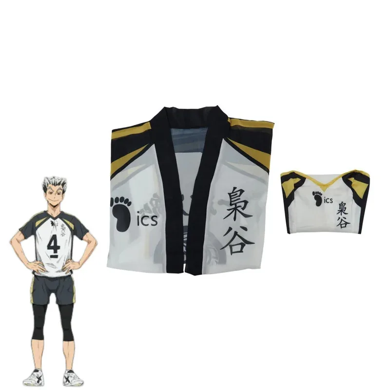 ¡¡CyAnime Haikyuu!! Disfraz de Cosplay Karasuno figura escolar traje de baño capa periférica de animé Bikini de verano mujer traje de playa Sexy