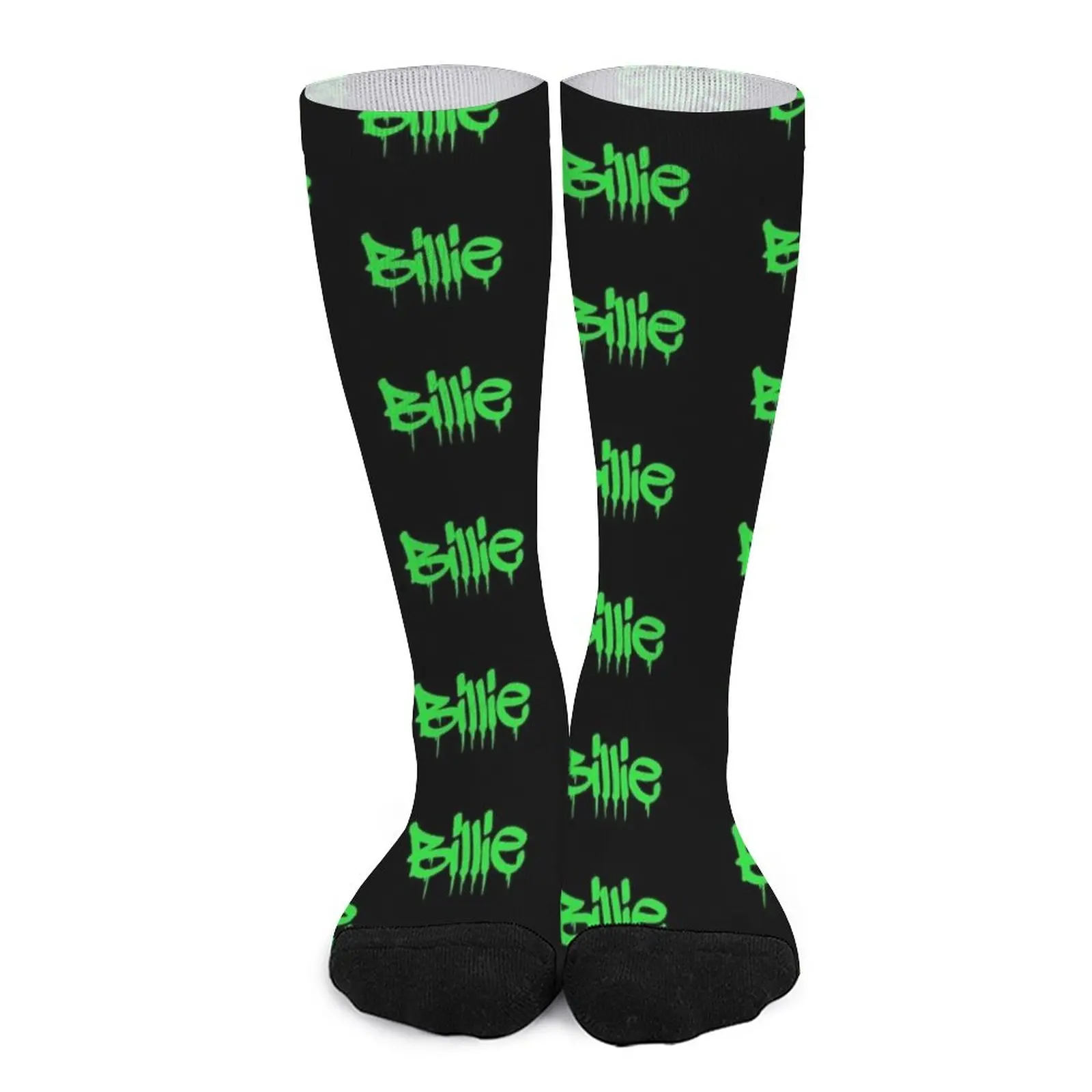 billie black&green throw blankets Socks retro Christmas summer compression stockings Women