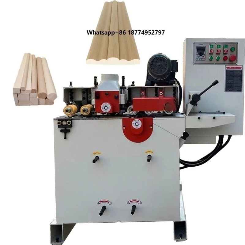 Double Sided Wood Moulder Machine with Auto Lift for 4-Side Chamfering Beading Tenoning