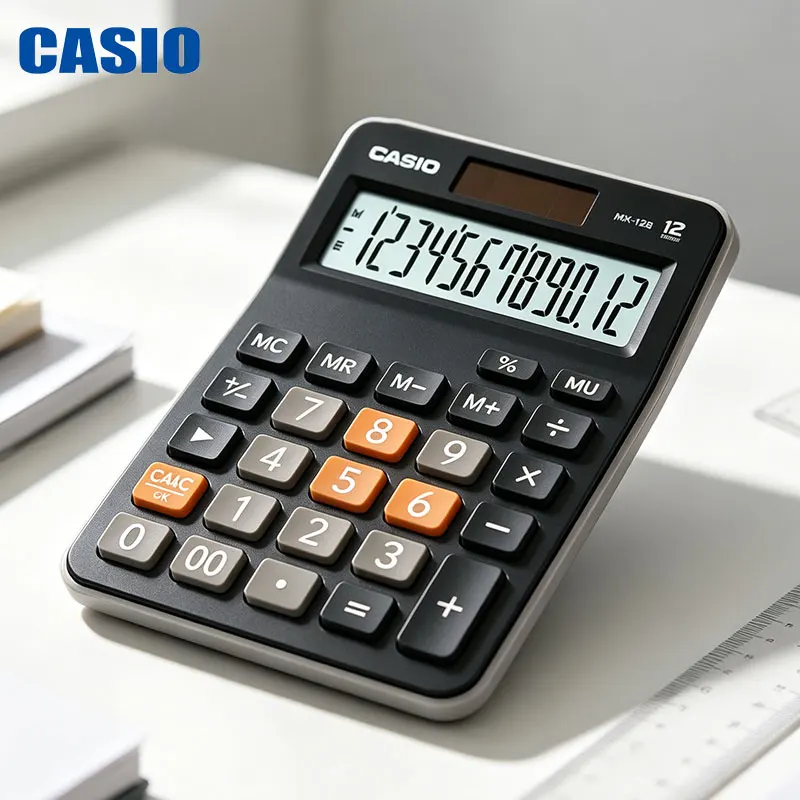 Casio MX-12B/MX-120B/AX-12B/AX-120B high-end business calculator back comfortable financial accounting efficient office