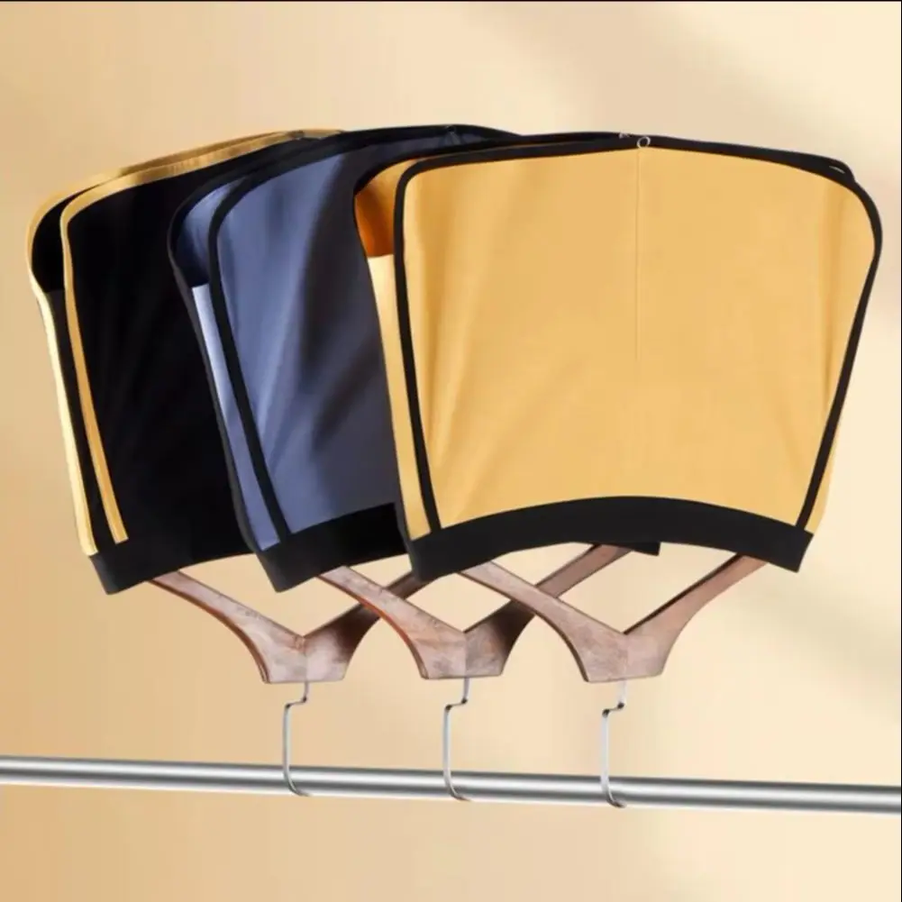

2025 Men Shorts Underwear Triangle Lining Elastic Waist Double-Layer Design 3-in-1 Pants Briefs Culottes Boxer Underwear Shorts