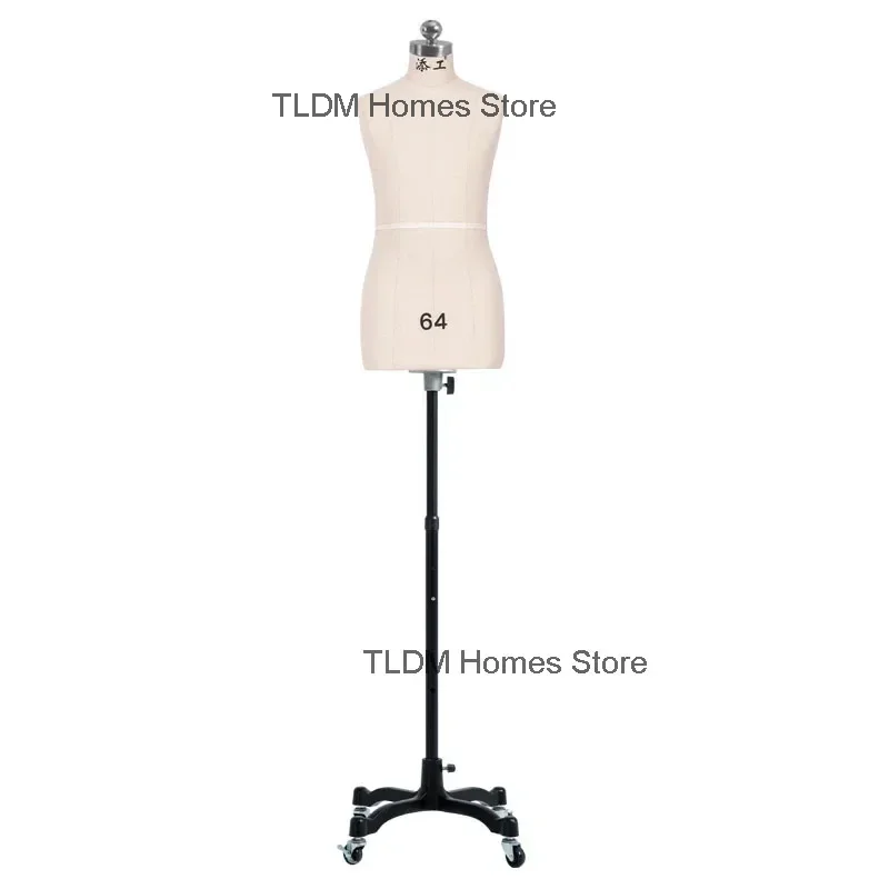 Tailor Children's Mannequins PU Form Child Upper Body Mannequin for Clothes Design Clothing Store Display Stand DIY Apparel L