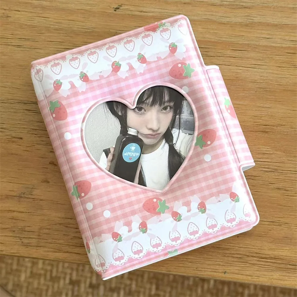INS Koreanischer Stil Fotokartenhalter Niedlicher 1-Zoll-Ausweisfoto-Aufbewahrungs- und Präsentationsanhänger Schlüsselanhänger Ornamente Geschenk für Star-Chasing-Mädchen – Detail 3