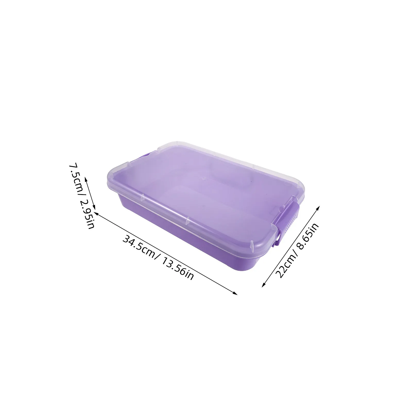 2Pcs Portable Sand Storage Bin Stackable Sensory Play Tray Large Lid Organizer for Kids Sandbox Arts Crafts 34.5x22x7.5cm