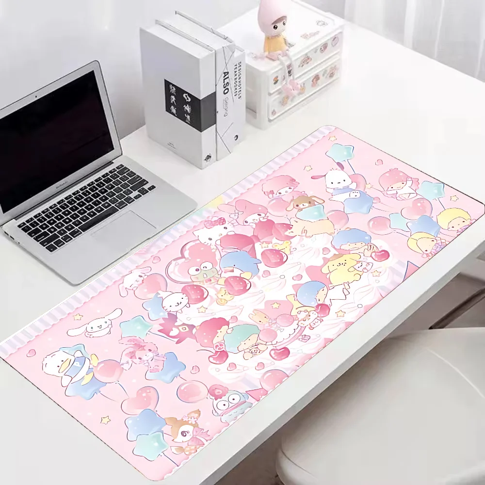 Pink Cute Laptop S-Sugar Bunnies Mousepad New Arrivals Large Gaming Mousepad L XL XXL Gamer Mouse Pad Size For Keyboards Mat