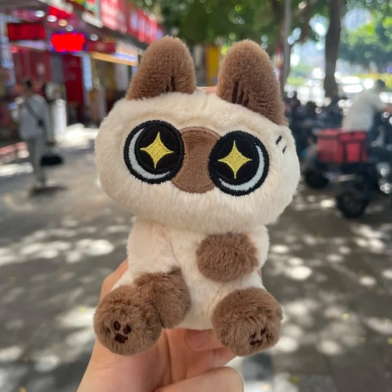 พวงกุญแจตุ๊กตาแมวสยามการ์ตูนน่ารักของแท้จากบริษัท Azukisan ของตกแต่งกระเป๋าเป้ ของเล่น ของขวัญคริสต์มาส