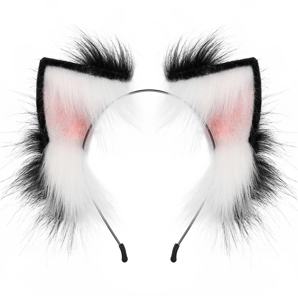 Adorabile fascia realistica fatta a mano con orecchie di gatto: perfetta per spettacoli teatrali, costumi di Halloween e regali
