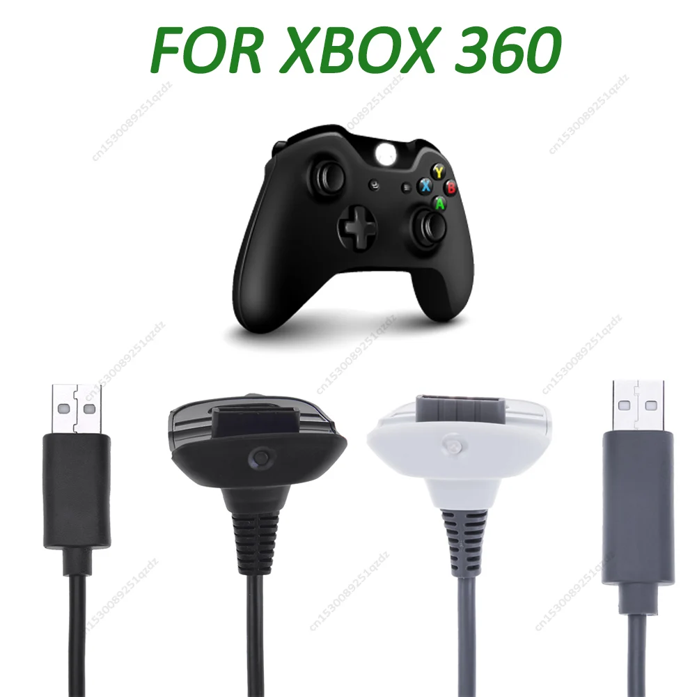 USB Play Charging Cable for XBOX 360 Controller GamePad Wireless To Wire Connection Cord Charger Cord For XBOX 360 360E,150cm