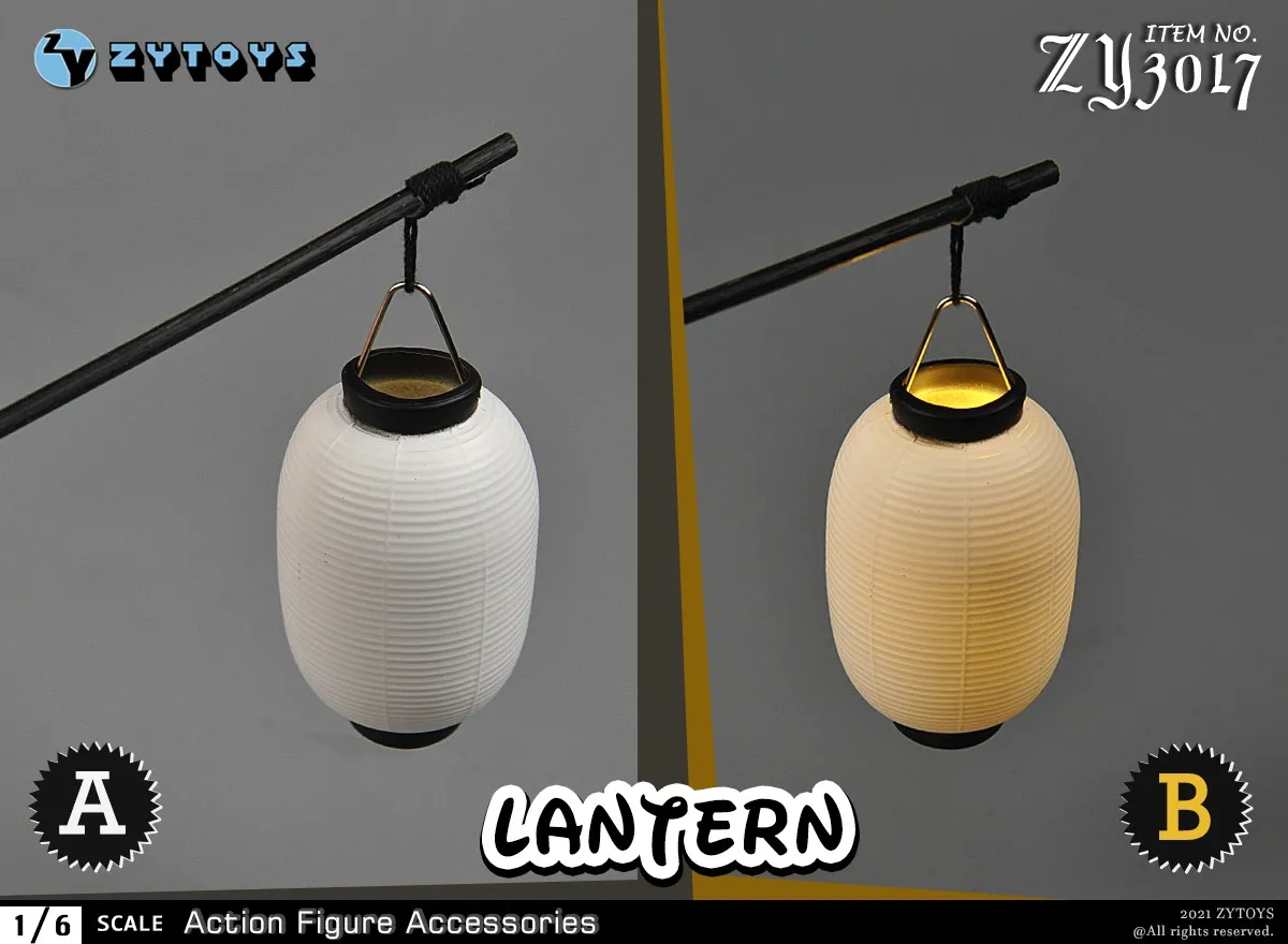 

1/6 Scale Lantern Decoration NO Lamp Ancient Portable Traditional Style for 12inch Figure Dolls Mini Model Toys Accessories