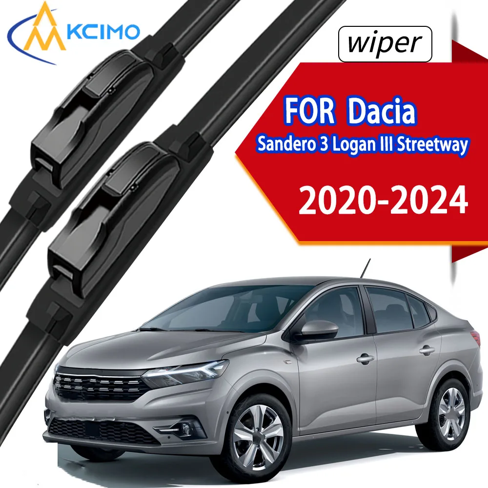 

2Pcs Front Windshield Wiper Blades For Dacia Sandero 3 Logan III Streetway 2020-2024