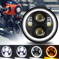 For Harley Indian Scout Honda Universal 5 3/4 Inch 5.75\